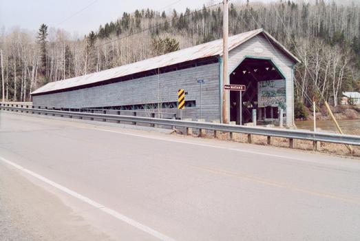 Pont de la Coulée-Carrier, Saint-Jérôme-de-Matane, Québec, Kanada