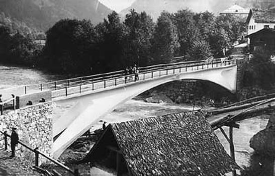 Tavanasa Bridge:From the private collection of Ignaz Derungs