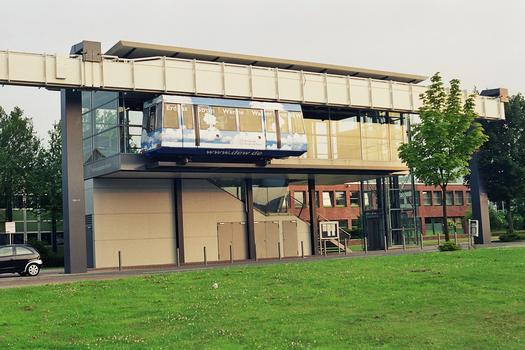 Station du monorail au parc technologique de DortmundVue du nord
