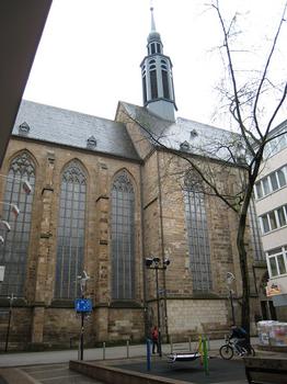 Propsteikirche von Norden aus der Straße Mönchenwordt
