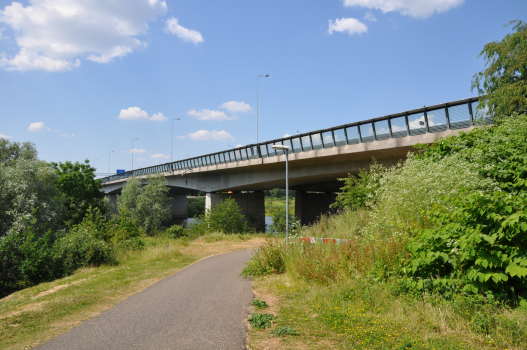 Maasbrücke Hout-Blerick : Ansicht von Süden