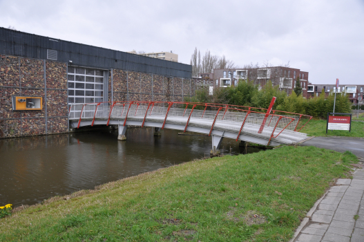 Pont d'accès à la caserne des pompiers d'Amstelveen