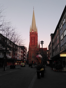 Kirche Sankt Lamberti in Gladbeck : Ansicht von Westen