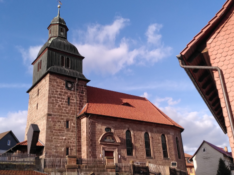 Kirche Sankt Peter und Paul in Rustenfelde : Ansicht von Westen