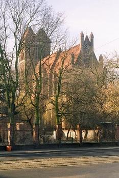 St Jacob church in Torun. View from east