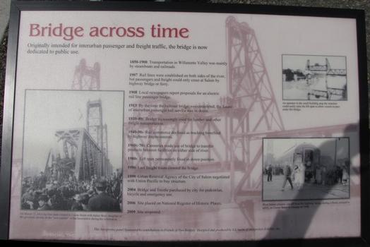 Black Rock Rail Bridge Plaque