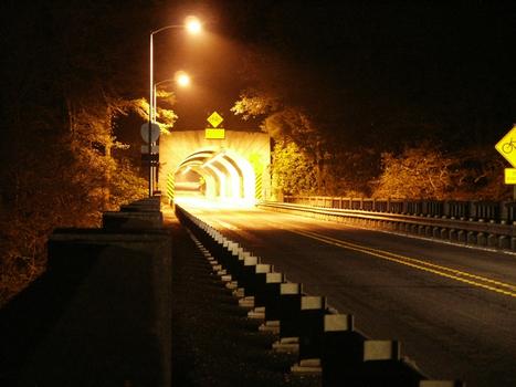 Cape Creek Bridge leads into Cape Creek Tunnel