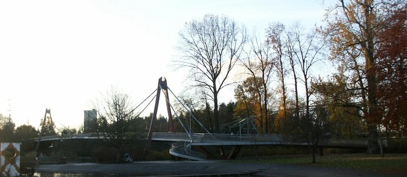 DeFazio Bicycle Bridge, Willamette River, Eugene, Oregon