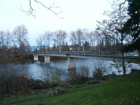 Greenway Footbridge adjacent to Valley River Center