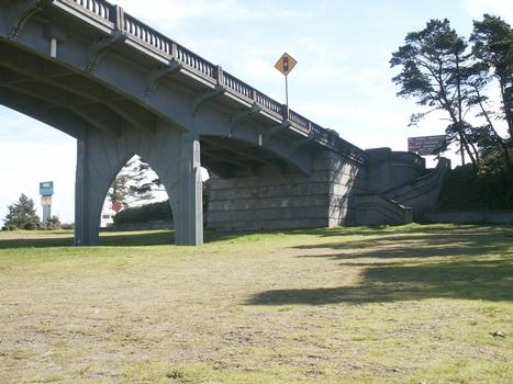 Highway 101 (Yaquina Bay) Bridge, South abutment