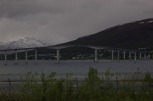 Sandnessund Bridge, Tromsø, Troms, Norwegen