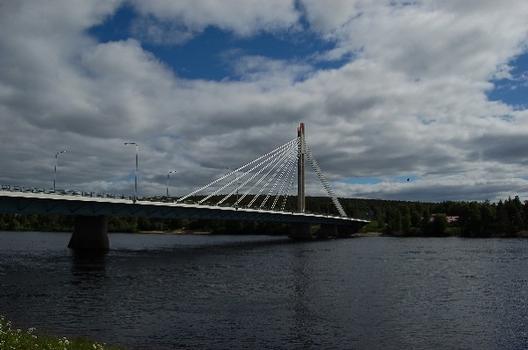 Jätkänkynttilä Bridge, Rovaniemi, Lappland, Finnland