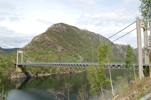 Erfjord Brücke, Erfjord, Rogaland, Norwegen
