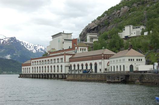 Wasserkraftwerk Tyssedal, Tyssedal, Hordaland, Norwegen