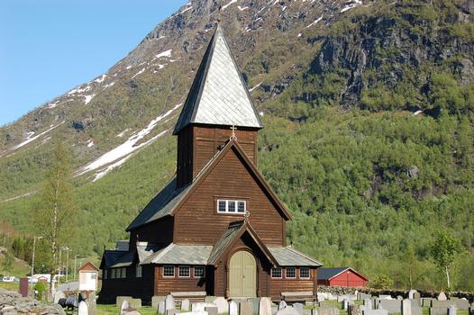Stabkirche-Røldal, Røldal, Hordaland, Norwegen