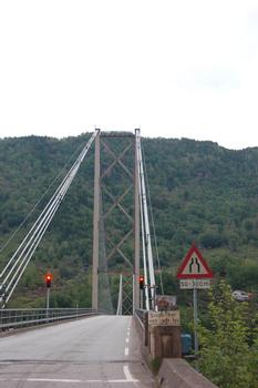 Fyksebund Brücke, Hordaland, Norwegen
