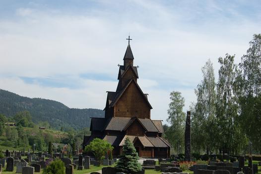 Stabkirche, Heddal, Telemark, Norwegen