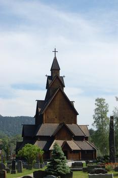 Stabkirche, Heddal, Telemark, Norwegen