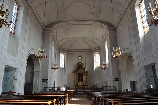 Eglise royale Saint-Louis, Neuf-Brisach, Haut-Rhin, Elsaß, Frankreich