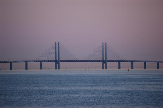 Pont sur l'Øresund à Malmö