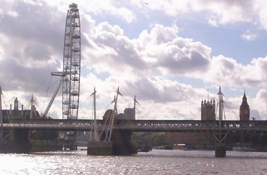 Hungerford Bridges & London Eye, London