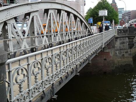 Pieckhubenbrücke innerhalb der Speicherstadt