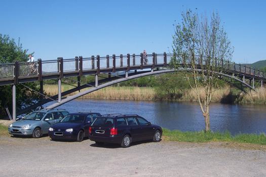 Leuchtbergbrücke über die Werra bei Eschwege Hessen