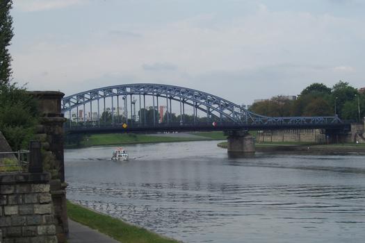 Most Józefa Pilsudskiego über die Weichsel in Krakau