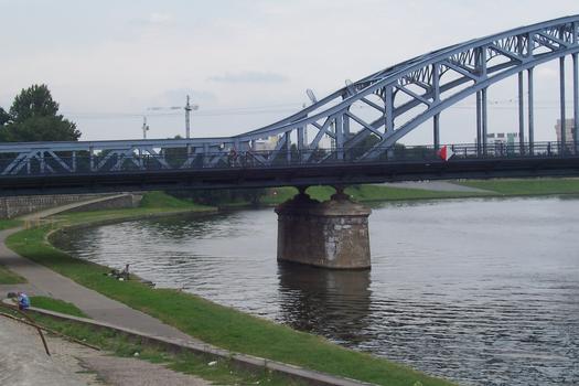 Most Józefa Pilsudskiego über die Weichsel in Krakau