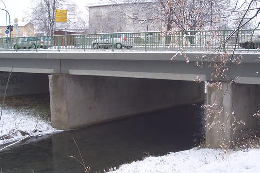Wagenstedter Brücke in Mühlhausen Thüringen im Zuge der B 247 über die Unstrut