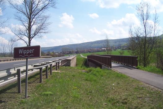 Wipperbrücke 3 Bögen im Zuge der B80