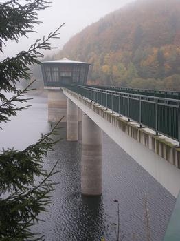 Zugang zum Wasserturm der Talsperre Schönbrunn