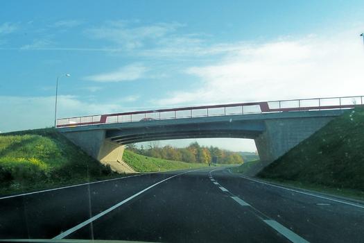L2042 Bridge across the B 247 at Leinefelde, Thuringia