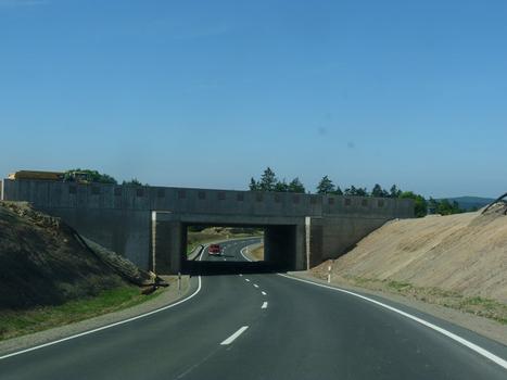 Brücke im Zuge des Neubaus der A4 Umfahrung Hörselberge Eisenach