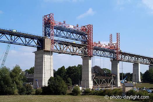 Moresnet Viaduct under renovation