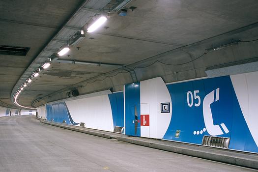 Le tunnel de Cointe liaison E40-E25 - Liège (BE)