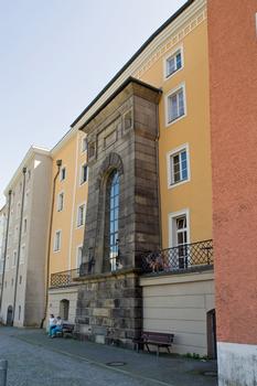 Old portal of the Kettensteg at Passau