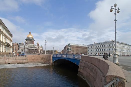 Blue bridge, Saint Petersburg