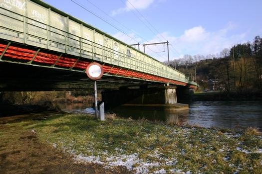 Eisenbahnbrücke über die Ourthe zwischen Souverain-Pré und Poulseur