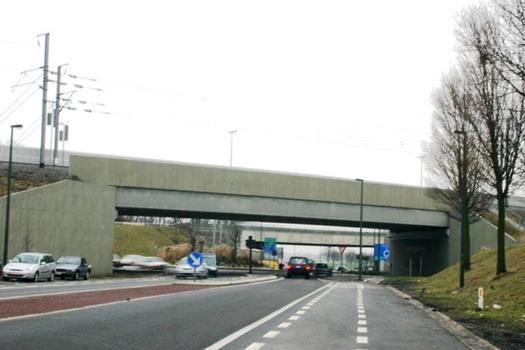 High-speed rail bridge near Waremme