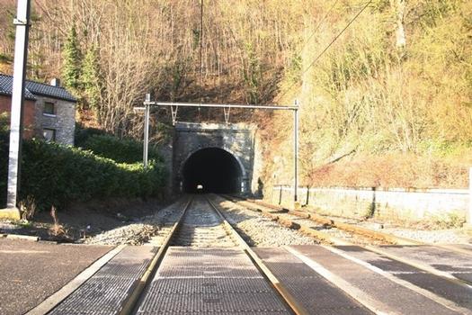 Le portal Sud du Tunnel d'Esneux (ligne 43 de la SNCB)