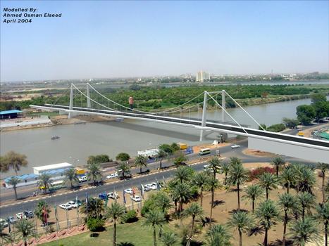 Pont de Tuti à Khartoum