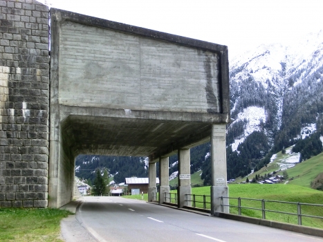 Val da Crusch Tunnel northern portal