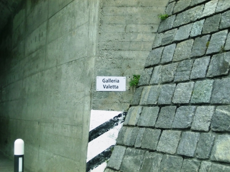 Valetta Tunnel southern portal plate