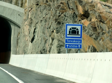 Tervakorpi Tunnel western portals