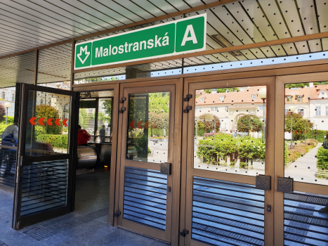 Malostranská Metro Station