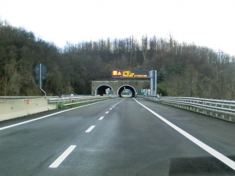 Albagino Tunnel northern portals