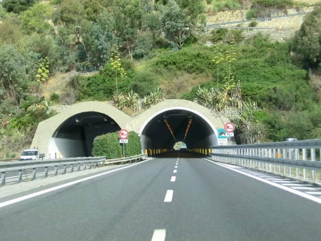 Bordighera Tunnel eastern portals