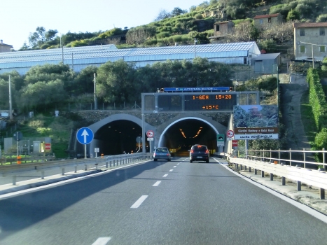 Monte Bauso Tunnel eastern portals