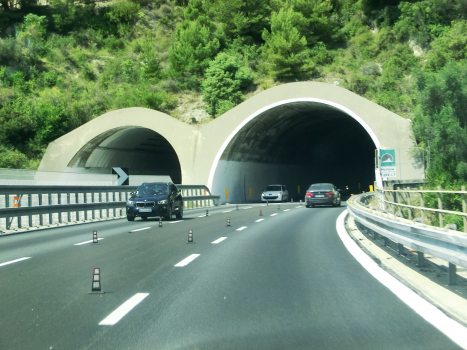 Mortola Tunnel eastern portals